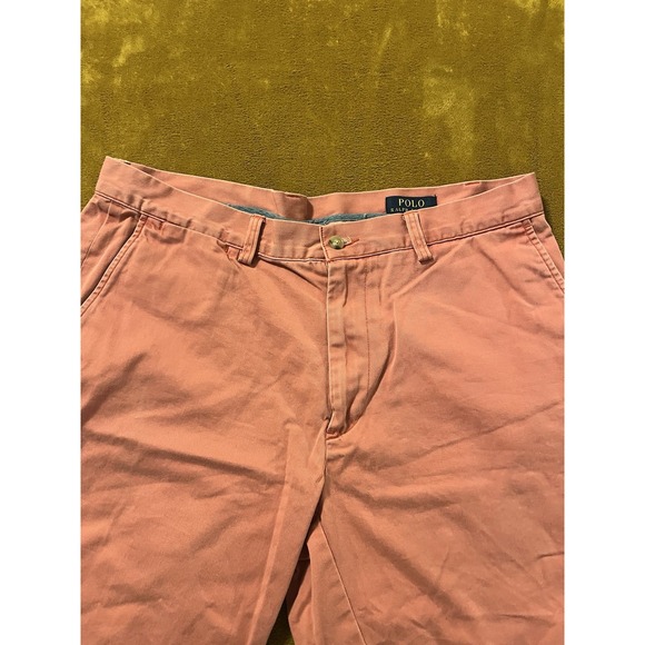 Polo Ralph Lauren Shorts Mens 35 Dark Pink Classic Fit Performance - Picture 2 of 7